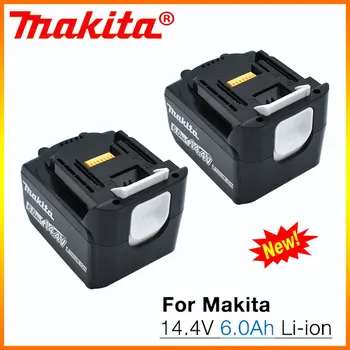 14.4В Makita 6.0Ач перезаряжаемая батарея светодиодный индикатор для BL1430 BL1415 BL1440 196875-4 194558-0 195444-8 Makita 14.4 В 6000 мАч