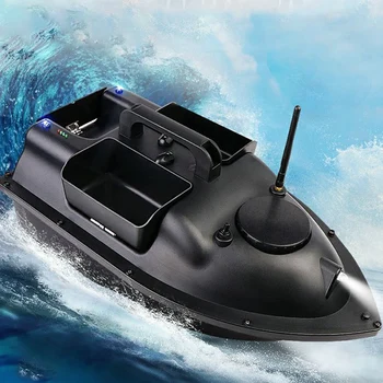 GPS Рыболовная лодка-приманка 500 метров Лодка-приманка с дистанционным управлением, Двухмоторный эхолот, Рыболовный крючок, Лодка с одной кнопкой обратного хода