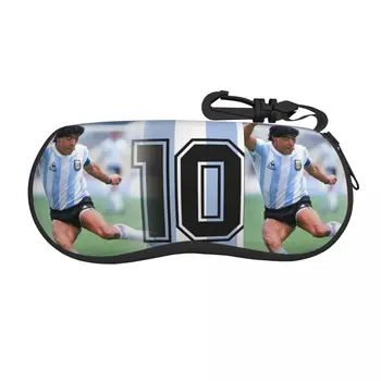 РИП Диего Марадона 1960-2020, футляр для очков, Студенческая коробка, Аргентина, Легенда футбола, солнцезащитные очки, Очаровательная коробка для очков